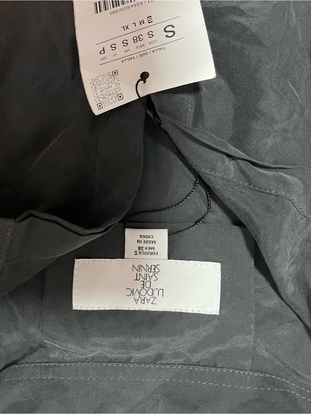 Zara x Ludovic de Saint Sernin Silk shirt. - Picture 8 of 8